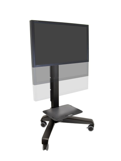 Qendrim dyshemeje për TV Ergotron 24-191-085, 37" 65", i zi
