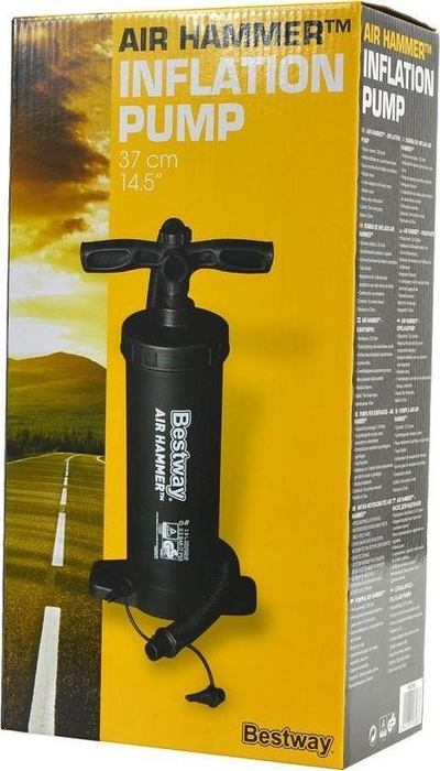 Pumpa рачна Bestway Air Hammer 62086, 37 cm, со 3 млазници, црна