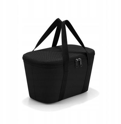 Çantë termoizoluese Reisenthel Coolerbag XS, 4L, me zinxhir, e zezë
