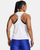 Bluzë sportive pa mëngë Under Armour Knockout Tank, e lehtë, për palestër, e bardhë