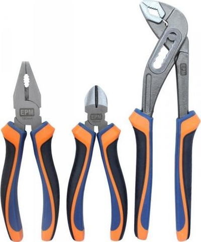 Set pinca EPM Aligator HB, 3 copë, doreza ergonomike