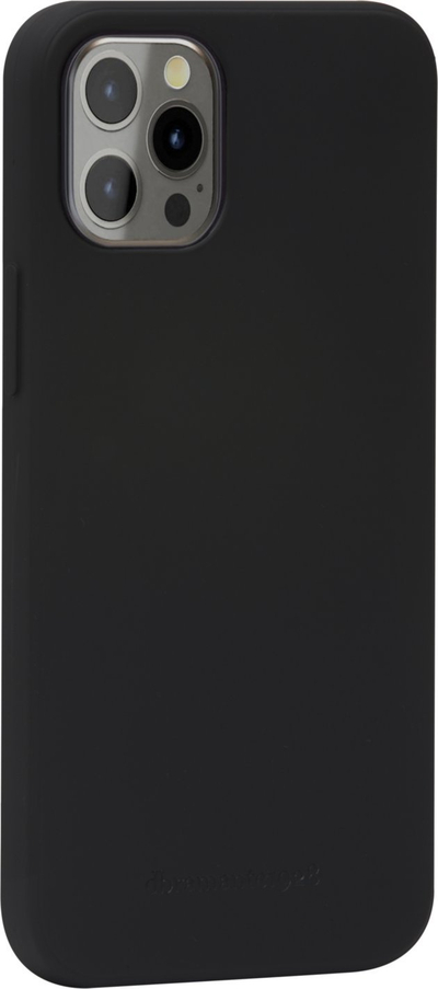 Kapak telefoni Dbramante1928 Nuuk për iPhone 12 Pro Max, plastikë e ricikluar, mbrojtje 360°, i zi