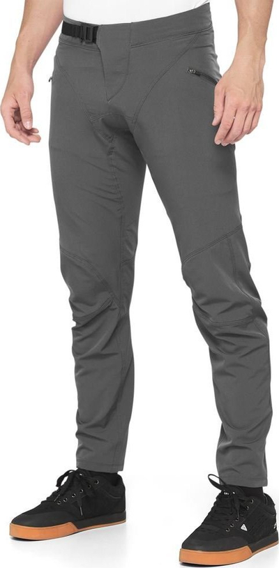 Pantalona çiklizmi 100 Percent AIRMATIC për burra, charcoal, masa 32