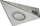 Spot drite poshtë dollapit Kanlux Zepo LFD-T02 S C M, 20W, G4, krom mat