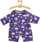 Pizhama kukulle BABY Born Teddy Pajamas, 43 cm, që shkëlqen në errësirë, vjollcë