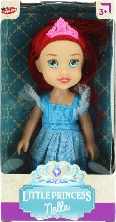 Kukull Mega Creative Nella Princess, 15cm, për goca, shumëngjyrëshe