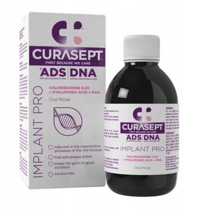 Shpëlarës goje Curasept Implant PRO, 200ml