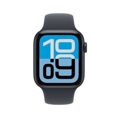 Apple Watch SE 3 GPS 40mm Midnight Aluminium Case with Midnight Sport Band, S/M