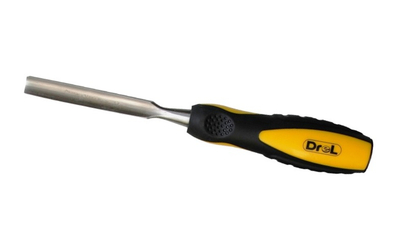 Daltë gjysmë-rrethore Drel CRV, 14 mm, për dru, e verdhë