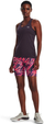 Pantallona çiklizmi Under Armour HeatGear për femra, kompresion, me print, rozë