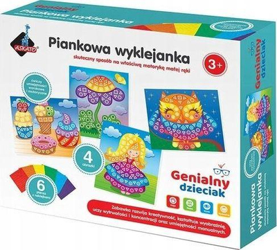 Mozaik me afishe ngjitëse për femijë Askato (102757), 4 piktura