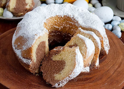 Tavë rrumbullake për tortë Springform 2 në 1, 28cm, çelik karboni, jo ngjitëse, e zezë