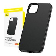 Kllapë telefoni Baseus Fauxther Series, për iPhone 15 Plus, e zezë