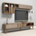 Set mobilie për TV 180x35x40cm (HM9438.02), bardhë