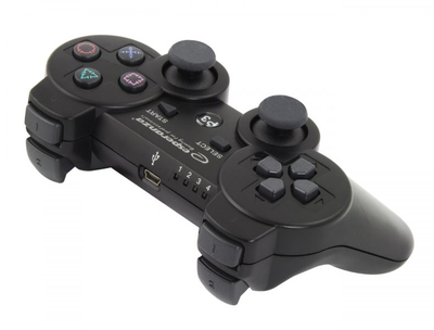 Gamepad pa tela Esperanza Marine EGG109K, Bluetooth, për PS3, i zi
