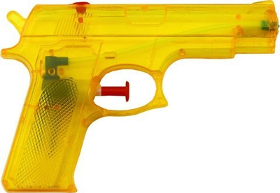 Pistoletë me ujë Water Gun Small, plastike, 15 x 10.5 cm, e verdhë