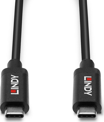 Kabllo USB Lindy USB C në USB C, 3 m, USB 3.2 Gen 2, e zezë