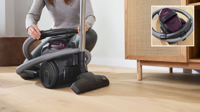 Fshesë me korrent Bosch Serie 2 Cleann’n BGC05AAA1, 4.5kg, depozitë pluhuri L, gri