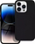 Mbulesë silikoni Forcell Card Case për iPhone 14 Pro, me xhep karte, e zezë
