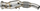 Tub shkarkimi TurboWorks BMW F20 F21 118i B38, çelik inox, silver
