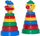 Lodër piramidë Hemar Pyramid MIX Family, 6 unaza, me ngjyra të ndryshme