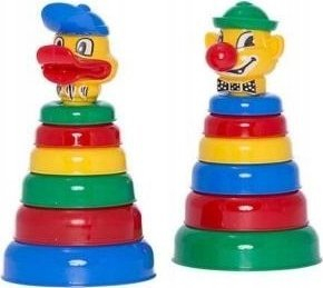 Lodër piramidë Hemar Pyramid MIX Family, 6 unaza, me ngjyra të ndryshme