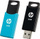 USB HP v212w, set 2 copë nga 32GB, USB 2.0, blu edhe e zezë
