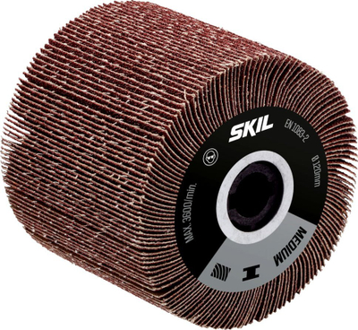 Furçë flap Skil, heqje mesatare, për dru dhe metal