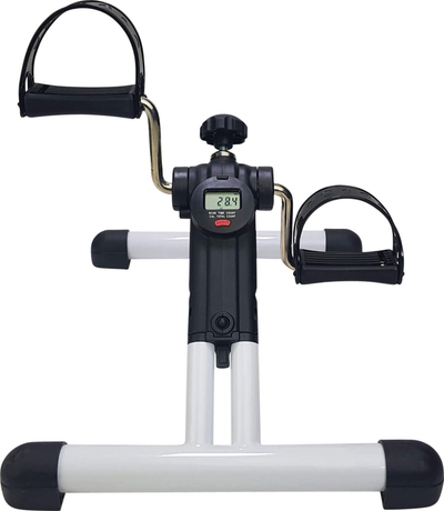 Pedaler fitness Tunturi Mini Home, paloset, me ekran dixhital, bardh e zi