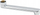 Spout për bateri muri Hydroland SPOUT CAST 180mm, i drejtë, krom