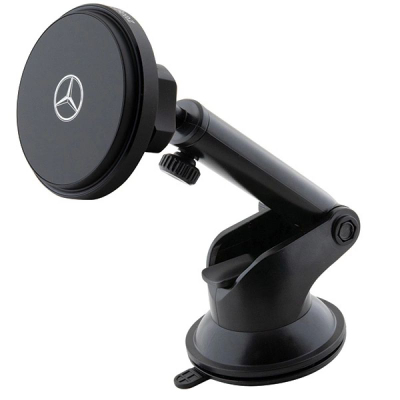 Mbajtës magnetik për makinë Mercedes MEMWCCK, MagSafe, karikues wireless 15W, i zi
