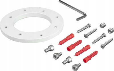 Adapter tavani BCS U CPA 12051, për kamera ULTRA, alumini, i bardhë