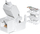 Modul Keystone NetRack RJ45 Cat 5e UTP, tool less, i bardhë