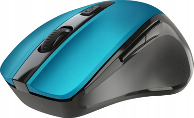 Mouse wireless Defender PRIME MB-053, optik 1600 DPI, i heshtur, blu