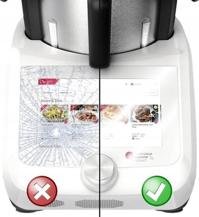Mbrojtës ekrani hibrid Grizz Glass, për Monsieur Cuisine Smart SilverCrest, transparent