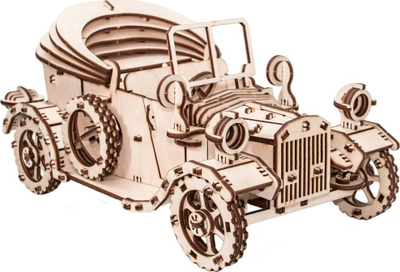 Set modelimi druri EWA Retro Car, 3D, 315 copa, ngjyrë druri natyrale