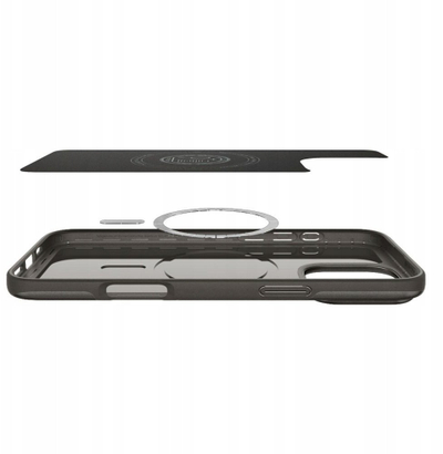 Kapak telefoni Spigen Thin Fit MagSafe për iPhone 17 Pro Max, gri gunmetal