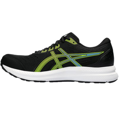 Atlete vrapimi Asics Gel Contend 8 1011B492, me GEL, të zeza Electric Lime