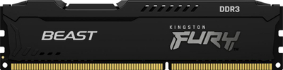 Memorie Kingston Fury Beast, DDR3, 4 GB, 1866 MHz, CL10, KF318C10BB/4