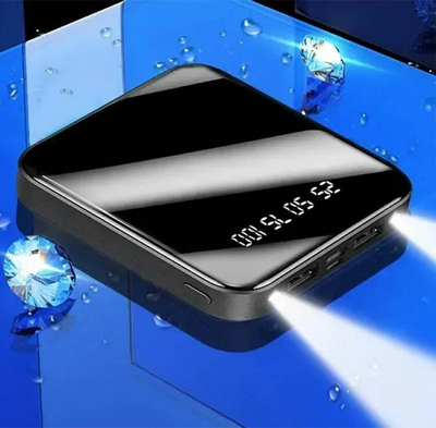 Powerbank US15 Mini Charger, 4800mAh, 2x USB USB C, i zi