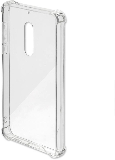 Заштитна маска 4smarts Ibiza за Nokia 5, тврд заштитен капак, проѕирна