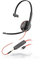 Kufje Plantronics Poly C3215, USB-C, të zeza
