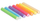 Shkumësa për tabelë Creativ Company Blackboard Chalk Color, 10 copë, shumëngjyrëshe