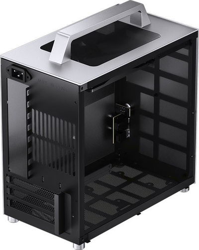 Kasë Jonsbo T8 Plus RGB, e argjendtë, Mini Tower