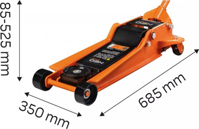 Krik hidraulik Neo Low Profile 11-732, 3T, 85mm, i zi