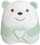 Lodër pelushi Chicco Green, 21 cm, me efekte zanore, jeshile