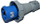 Prizë industriale Power Twist, 63A, 4P 230V IP67, blu