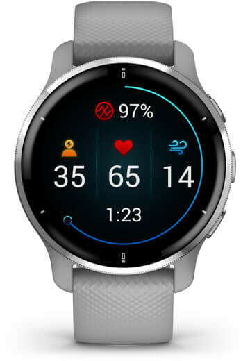 Orë e mençur GARMIN Venu 2 Plus Silver/Gray 010-02496-10