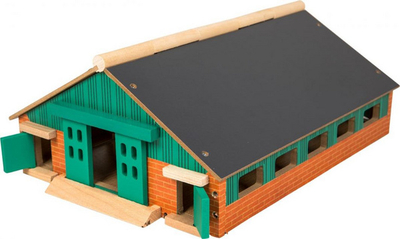 Lodër stallë fermë Kids Globe Cow Hutch 0492, përmasa 1:87, për automjete Siku 1:87, shumëngjyrëshe