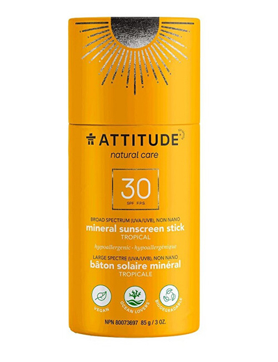 Krem mbrojtës ndaj diellit Attitude SPF 30 Tropical, 85 g